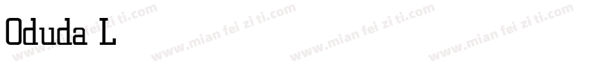 Oduda Light字体转换